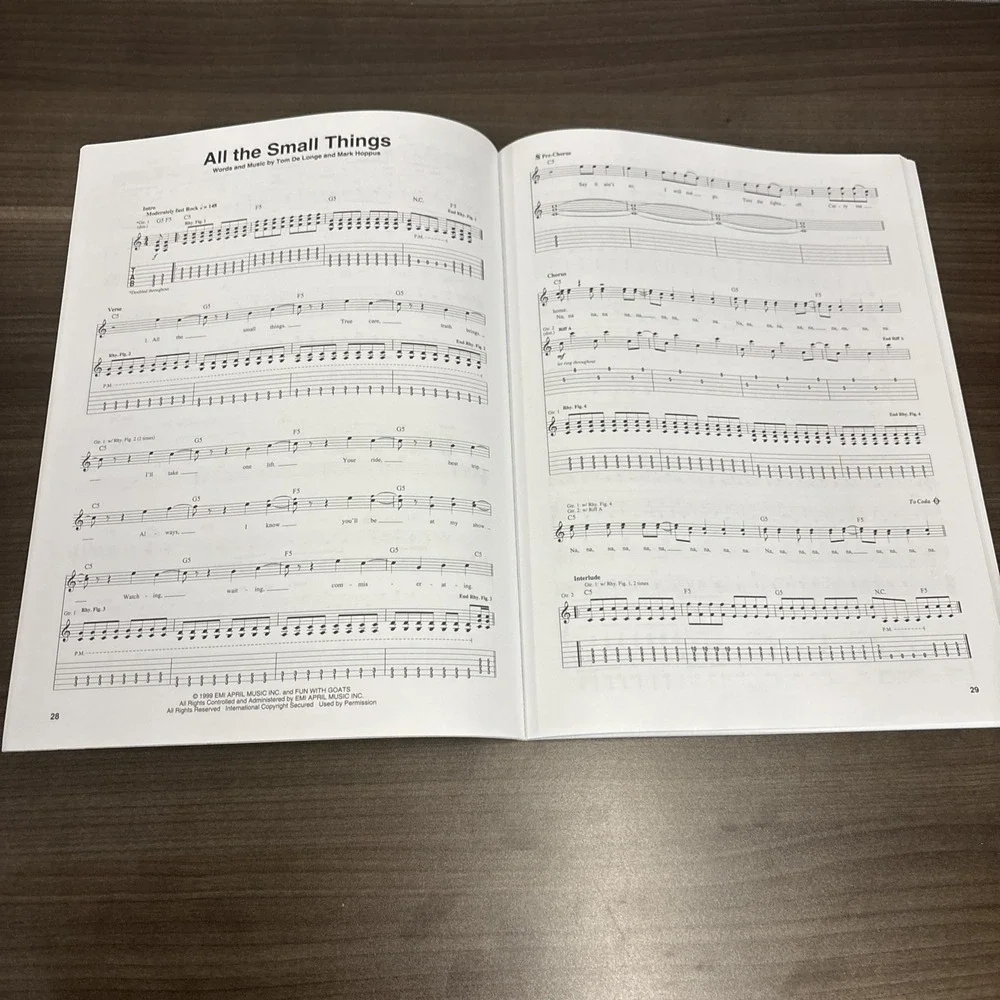 Blink-182 - Greatest Hits Guitar Book